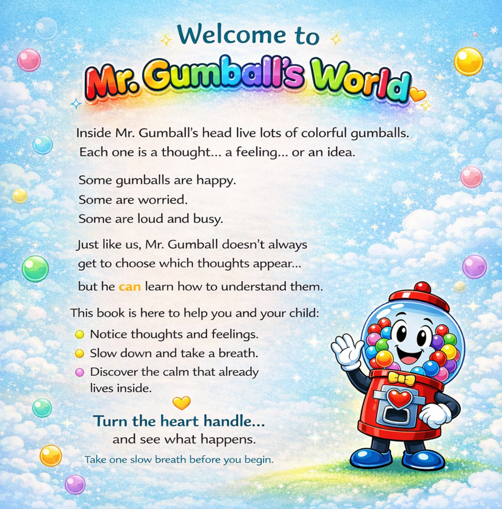 Mr. Gumball's Busy Mind -Book & Sticker Pack