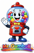 Mr Gumball Stickers