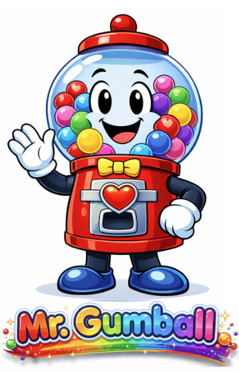 Mr Gumball Stickers